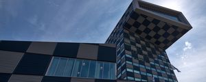 Preview wallpaper building, conctruction, architecture, sky, clouds