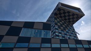 Preview wallpaper building, conctruction, architecture, sky, clouds