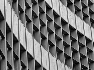 Preview wallpaper building, construction, architecture, gray
