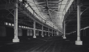 Preview wallpaper building, construction, architecture, bw