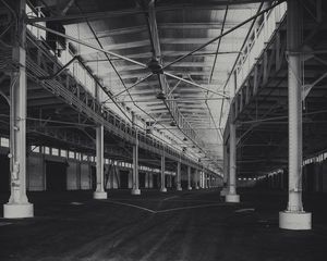 Preview wallpaper building, construction, architecture, bw