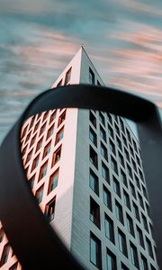 Preview wallpaper building, construction, architecture, bottom view
