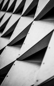 Preview wallpaper building, construction, architecture, black and white