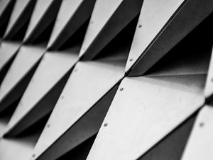 Preview wallpaper building, construction, architecture, black and white