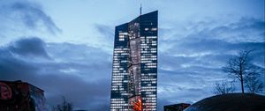 Preview wallpaper building, construction, lights, reflection