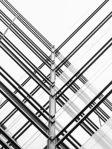 Preview wallpaper building, construction, minimalism, symmetry, lines