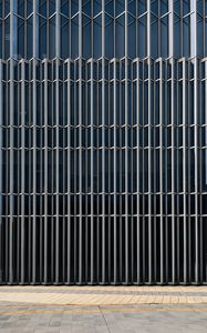 Preview wallpaper building, construction, stripes, facade, architecture