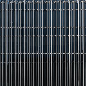 Preview wallpaper building, construction, stripes, facade, architecture