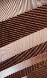 Preview wallpaper building, construction, stripes, texture, brown