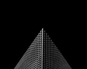 Preview wallpaper building, corner, architecture, dark, minimalism