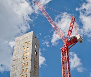 Preview wallpaper building, crane, construction