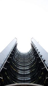 Preview wallpaper building, curve, facade, view from below