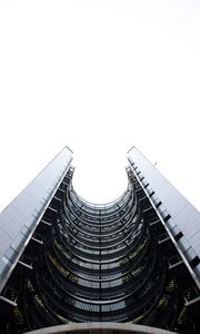 Preview wallpaper building, curve, facade, view from below