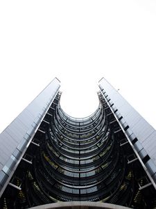 Preview wallpaper building, curve, facade, view from below