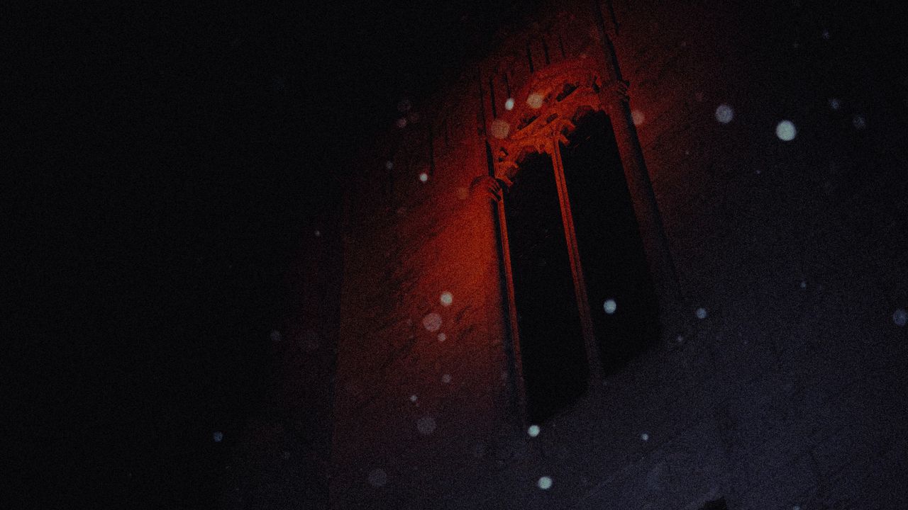 Wallpaper building, dark, night, architecture