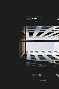 Preview wallpaper building, dark, sky, bottom view
