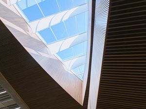 Preview wallpaper building, design, architecture, bottom view