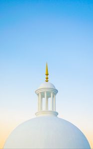 Preview wallpaper building, dome, architecture, minimalism, white