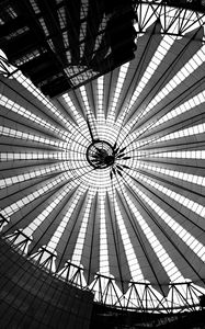 Preview wallpaper building, dome, bw, architecture, construction