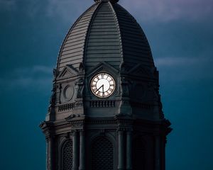 Preview wallpaper building, dome, clock, chapel, architecture