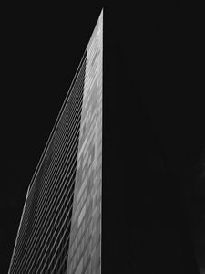 Preview wallpaper building, edge, architecture, black, black and white, bw