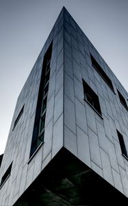 Preview wallpaper building, edges, architecture, windows, gray