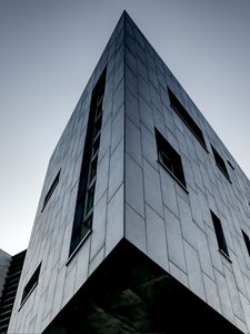 Preview wallpaper building, edges, architecture, windows, gray