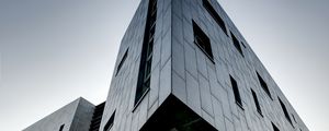 Preview wallpaper building, edges, architecture, windows, gray