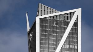 Preview wallpaper building, edges, architecture, facade, sky