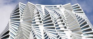 Preview wallpaper building, edges, architecture, facade, white