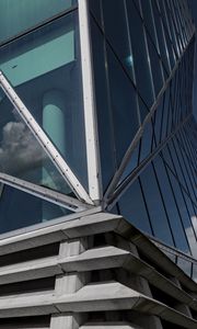 Preview wallpaper building, edges, architecture, glass
