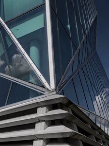 Preview wallpaper building, edges, architecture, glass