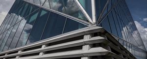 Preview wallpaper building, edges, architecture, glass