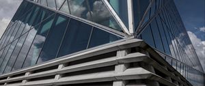 Preview wallpaper building, edges, architecture, glass