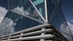 Preview wallpaper building, edges, architecture, glass