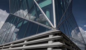 Preview wallpaper building, edges, architecture, glass