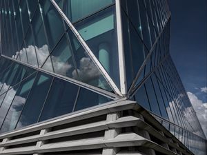 Preview wallpaper building, edges, architecture, glass