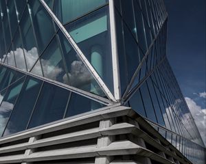 Preview wallpaper building, edges, architecture, glass