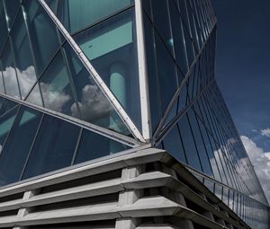 Preview wallpaper building, edges, architecture, glass