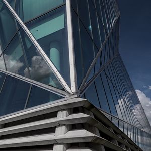 Preview wallpaper building, edges, architecture, glass