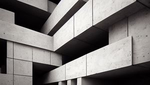 Preview wallpaper building, edges, shapes, shadows