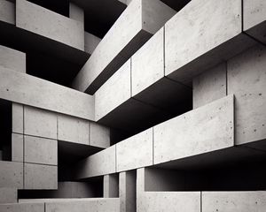 Preview wallpaper building, edges, shapes, shadows