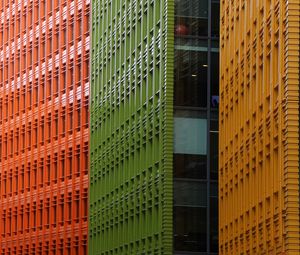 Preview wallpaper building, facade, architecture, green, windows