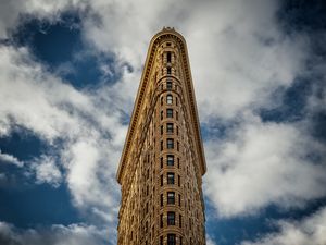 Preview wallpaper building, facade, architecture, sky, clouds