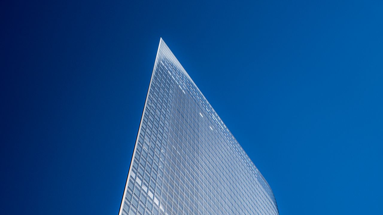 Wallpaper building, facade, architecture, windows, sky, corner