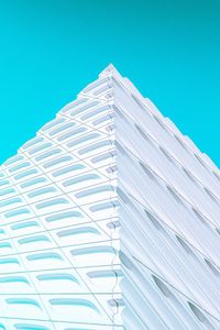 Preview wallpaper building, facade, architecture, corner, white, minimalism, symmetry
