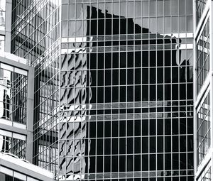 Preview wallpaper building, facade, architecture, windows, bw