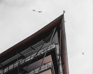 Preview wallpaper building, facade, architecture, corner, urban, modern