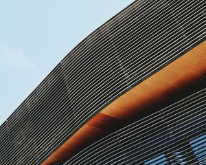 Preview wallpaper building, facade, architecture, grate, modern