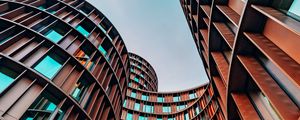 Preview wallpaper building, facade, architecture, shape, winding